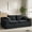 Black, variant on 5-in-1 Convertible Sleeper Sofa Bed,79" Grey Corduroy Boneless Folding Futon Cloud Couch,Loveseat Pull Out Couch Bed for Living Room