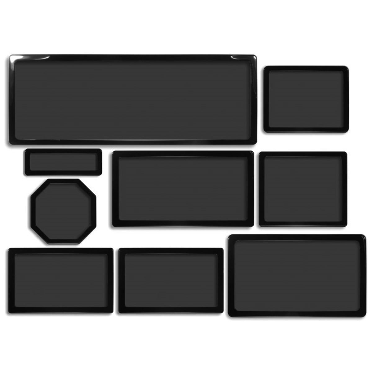 Black Frame/Black Mesh Top Filter DEMCiflex Dust Filter for Phanteks Enthoo Pro M