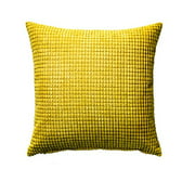 Ikea Cushion Throw Pillow Gullklocka Yellow Cover 20 X 20" with Zipper