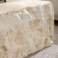 thumbnail image 5 of Mid-Century Rectangle Coffee Table, Vintage Faux Stone Centre Table, End Table for Living Room Office Apartment, No Assembly, Beige, 5 of 8