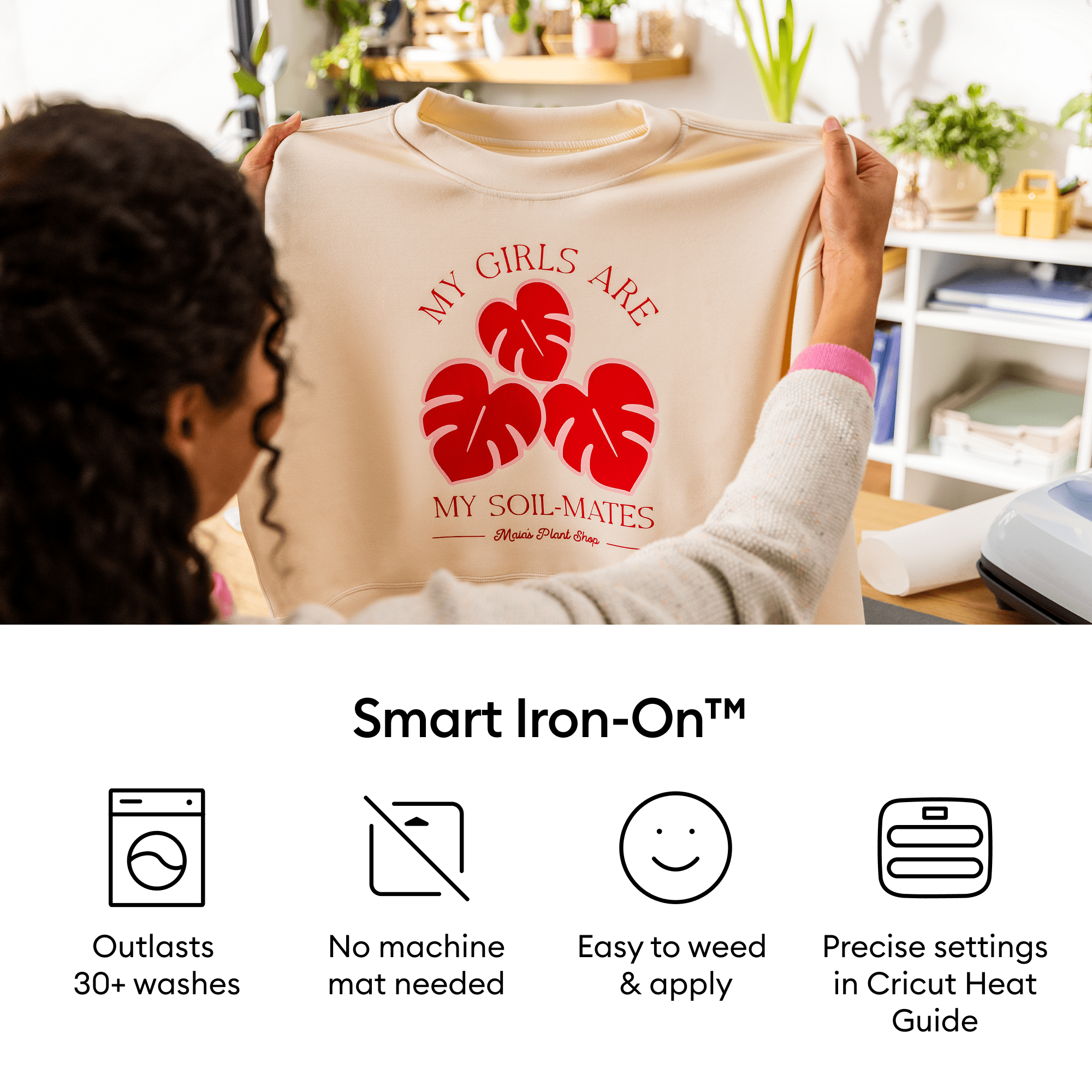 Cricut® Smart Iron-On™ Glitter (3 pi) Cricut® Smart Iron-On™ Glitter (3 pi)