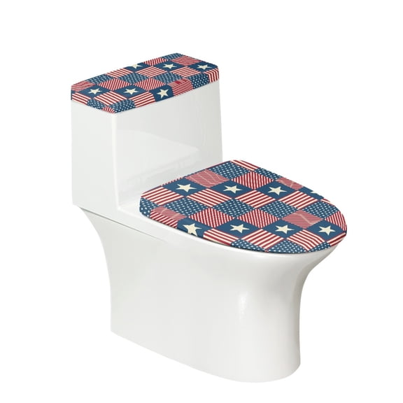 HELLHERO Bathroom Toilet Lid Cover Set 2 Pack Cozy for Indoor Home, Universal