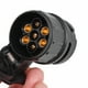 thumbnail image 2 of Convertidor de enchufe para remolque, toma de remolque impermeable, adaptador de enchufe eléctrico para remolque de caravana, adecuado para remolque estándar europeo, 2 of 5