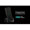 thumbnail image 2 of AGM Original Desk Charging Dock Station Phone Holder Type-C USB Reversible Port Anti-Skid 5V 1A Input Charger Wireless Charger Stand for AGM G1S Rugged Phones (Black), 2 of 2