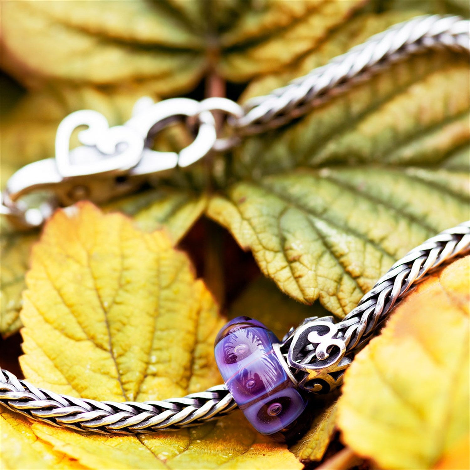 Trollbeads From the Heart European Bead Bracelet, Size 7.1"