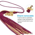 thumbnail image 5 of Uxcell 2 Pcs Graduation Tassel with 2024 Gold Charm, Graduation Cap Tassel 2024 Year , Date Red and Dark Golden, 5 of 7