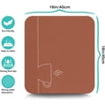 thumbnail image 2 of Coffee Bar Mat Accessories for Countertop Absorbent Hide Stain Rubber Backed Dish Drying Mats for Kitchen Counter Draining Pad Decor Gift Fit Under Coffee Maker Coffee Pot Espresso Machine (18x16in), 2 of 5