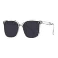 thumbnail image 1 of Lunettes de Soleil Pliables pour Hommes et Femmes, Protection UV, Monture Carrée Large, pour Voyage et Extérieur, 1 of 4