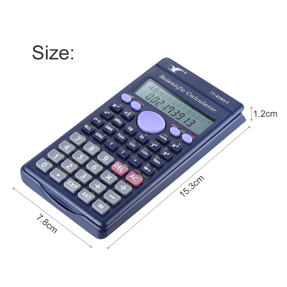 Scientific Calculator Counter 240 Functions 2 Line Lcd Display Business Office Middle High School Student Sat Ap Test Calculate Walmart Com