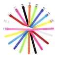 thumbnail image 1 of TOPTIE 60 Pcs Bracelet Coulissant en Silicone 8mm Bracelet Réglable Fourniture DIY, 1 of 7