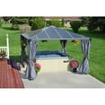 thumbnail image 2 of Palram - Canopia Palermo/Milano/Martinique 10' x 10', 10' x 12', 12' x 12' Gazebo Curtain Set - 4 Piece, 2 of 11