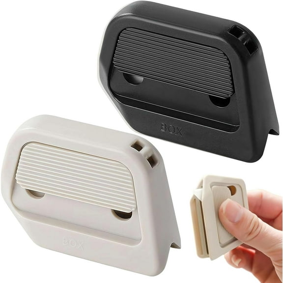 2-Pack Mini Magnetic Ceramic Box Cutter – Auto-Retract Utility Knives with Safety Ceramic Blades & Right Angle Groove, Portable Fridge-Friendly Package Opener for Cardboard, Crafts & Daily Use