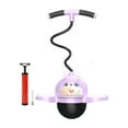 thumbnail image 1 of Pogo Ball con Mango, Pelota Que Rebota Pogo, Tabla de Equilibrio para Niños, Palo Pogo, Juguete para Saltar para Fitness en Interiores, Niños Y Niñas Conejo Rosa, 1 of 8