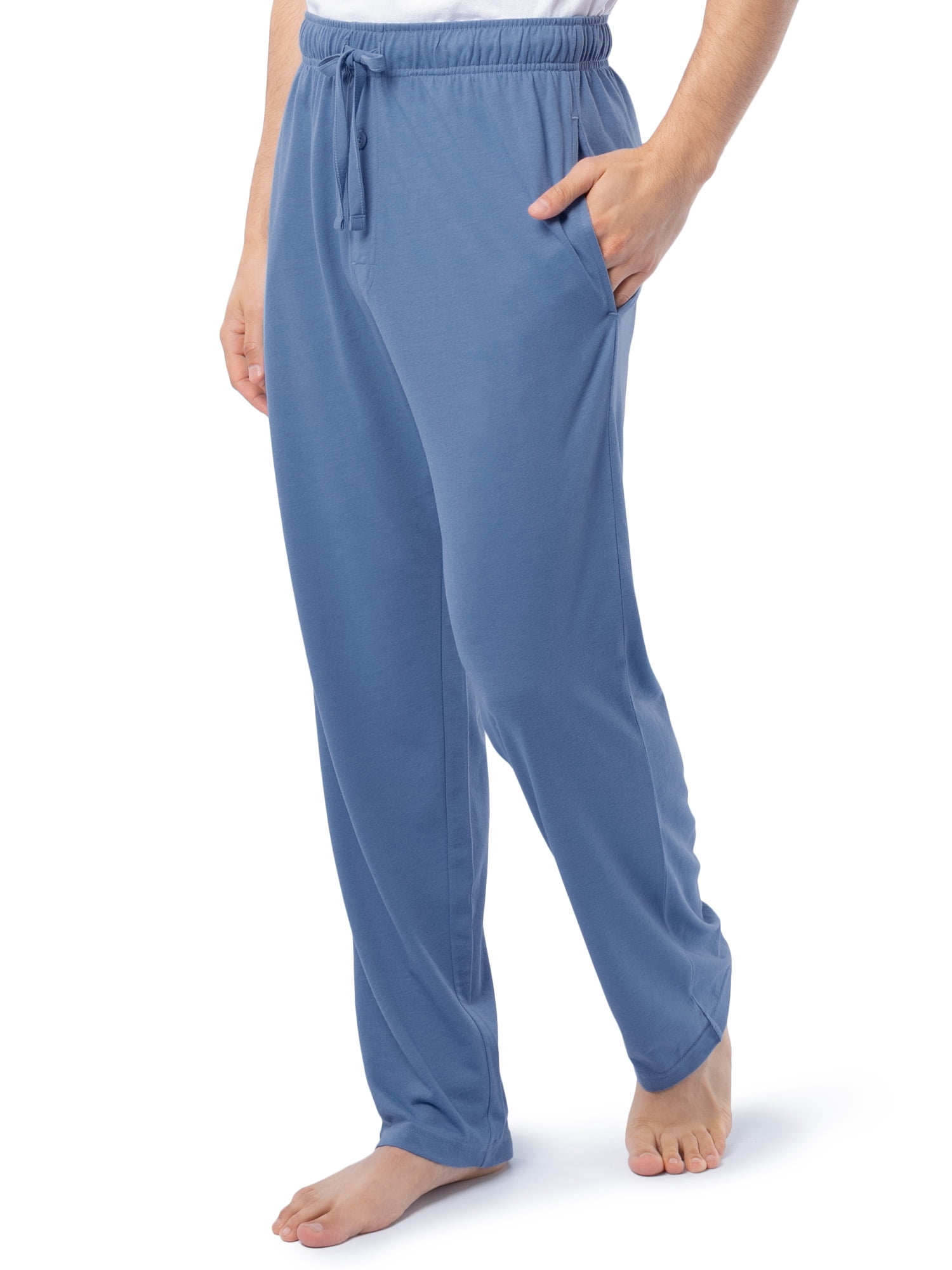 Fruit of the Loom Men's and Big Men's Jersey Knit Pajama Pants, Sizes S-6XL