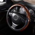thumbnail image 2 of Bdday Summer Sweatproof Microfiber Leather Steering Wheel Cover Breathable Car Steering Wheel Cover, 2 of 7