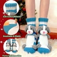 thumbnail image 2 of WKSCLPAI 3D Knit Animal Socks, Handmade Crocheted Double Layer Cotton Warm Socks, Winter Cute Animal Themed Socks for Holiday Christmas Gifts, 2025 New Funny 3D Animals Crew Socks,Sloth D, 2 of 3