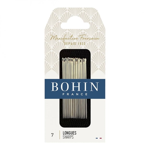 BOHIN Ordinary Sharps Hand Sewing Needles Size 7