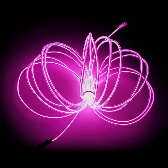 Cable de Luz LED Neon EL 19,6 ft Resistente al Agua con 3 Modos de Iluminación para Decoración del H
