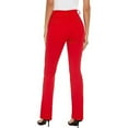 thumbnail image 2 of Gibobby pantalones mezclilla mujer Pantalones de traje ajustados de talle, pantalones largos de mujer, pantalones formales elásticos ligeramente (Rojo, M), 2 of 4