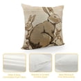 thumbnail image 4 of Nawypu Easter Rabbit Throw Pillow Covers Gold Bunny Pillow Covers Cushion Case Decorative Pillows Spring Decor Spring Easter Farmhouse Decor, 4 of 5