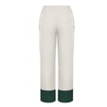 thumbnail image 4 of Busydd Women's Pants Color Block Capris Pants for Women Casual Elastic Waist Linen Pants Summer Comfy Loose Beach Pants with Pockets, 4 of 6