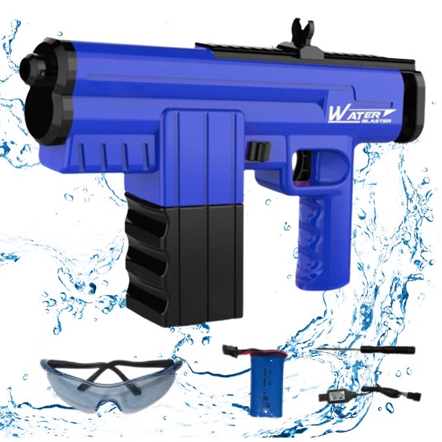 Juguete eléctrico para disparar en el agua, recargable, automático, juguete para disparar en el agua, piscina de verano, fiesta, playa, actividad al aire libre para niños y adultos