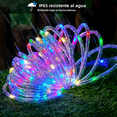 thumbnail image 3 of Cadena De Luces Manguera Solar 12m 120led Exterior Luces Xtellar Multicolor, 3 of 4