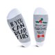 thumbnail image 3 of Mujer Hombre Navidad Diseño Calcetines Novedad Navidad Calcetín única - Gris pálido Macarena Calcetines de algodón unisex, 3 of 6
