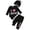 Black, variant on Ketyyh-chn99 Baby Girl Outfit Sets 0 3 6 12 18 24M Newborn Baby Girl Fall Winter Clothes Cowgirl Ruffle Long Sleeve Romper Jogger Pant 3Pcs Outfit Set Size for 9-12 Months,Pink