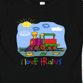 thumbnail image 4 of Inktastic I Love Trains Boys or Girls Baby T-Shirt, 4 of 5