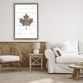 thumbnail image 2 of Stupell Industries Canada History Maple Leaf Brown Framed Floater Canvas Wall Art design by Lil' Rue, 31 x 21, 2 of 9