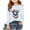 White, variant on Girls' Cute Long Sleeve Graphic T-Shirts Casual Tunic Tops Long Sleeve Loose Soft Blouse Shirt Beige 7-8 Years