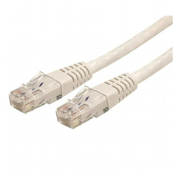 StarTech.com  7 ft. White Molded Cat6 ETL Verified UTP Patch Cable - White - 7 ft.