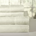 thumbnail image 1 of Pointehaven Ensemble de Feuilles Imprimées 300 Thread Count, Californie Très Grand, Os, 1 of 6
