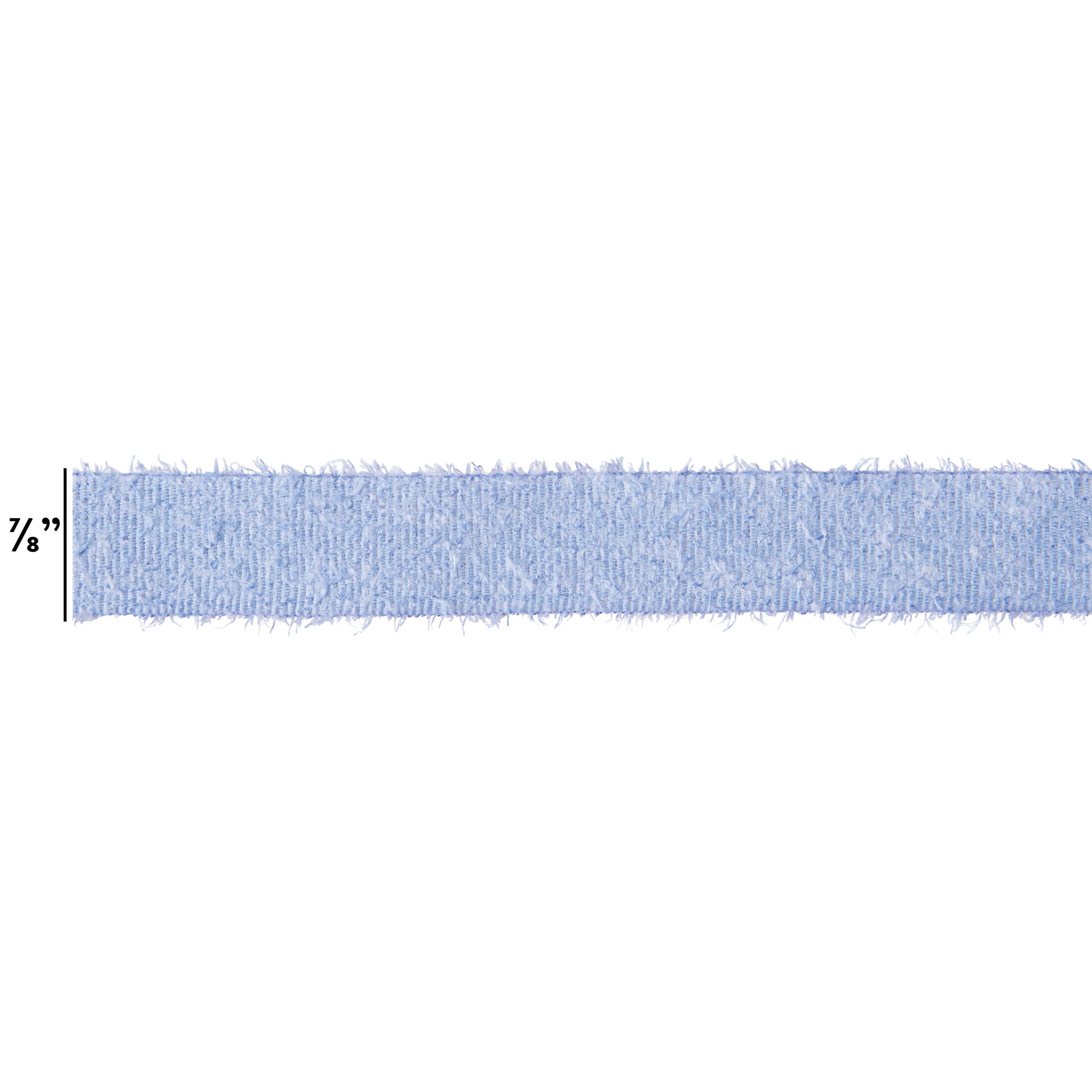 Hillfolk 0.875 texture woven blue 9ft ribbon, for crafts and gifting