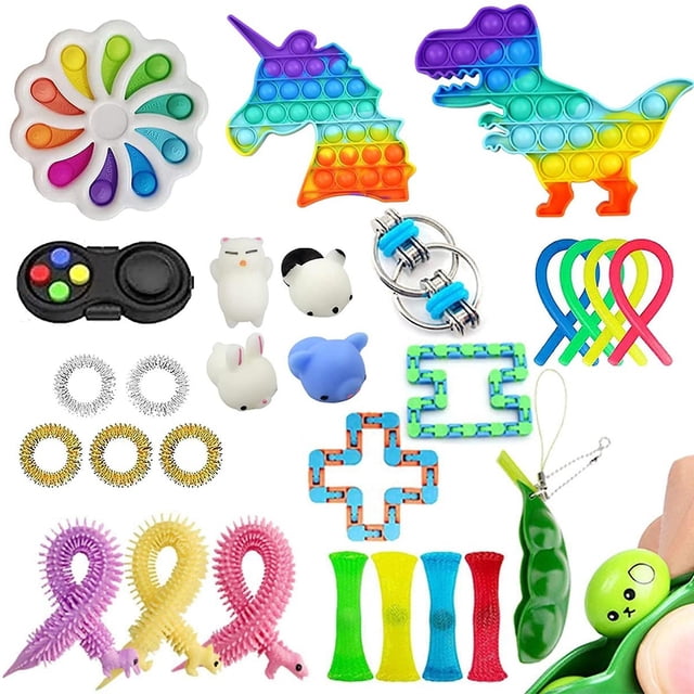 Juguete sensorial Push Bubble Fidget para aliviar el estrés del autismo