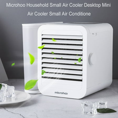 

Microhoo Household Small Cooler Fan Desktop Mini Cooler Small Condit