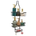 thumbnail image 6 of Hanging Shower Caddy Rustproof Stylish Shower Caddy over Showerhead Space-Saving Bathroom Shampoo Holder Shelf with Toothbrush Case,3 Tier, 6 of 10