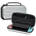 thumbnail image 1 of Étui de Transport pour Nintendo Switch OLED / Switch - Coque de Protection Antichoc pour Console NS et Accessoires - Argent, 1 of 5