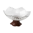 thumbnail image 2 of Bandeja para frutas y aperitivos con pedestal, práctica, elegante y multiusos, decoración para el hogar, centro de mesa, cocina, cumpleaños, hogar. Blanco claro, 2 of 8