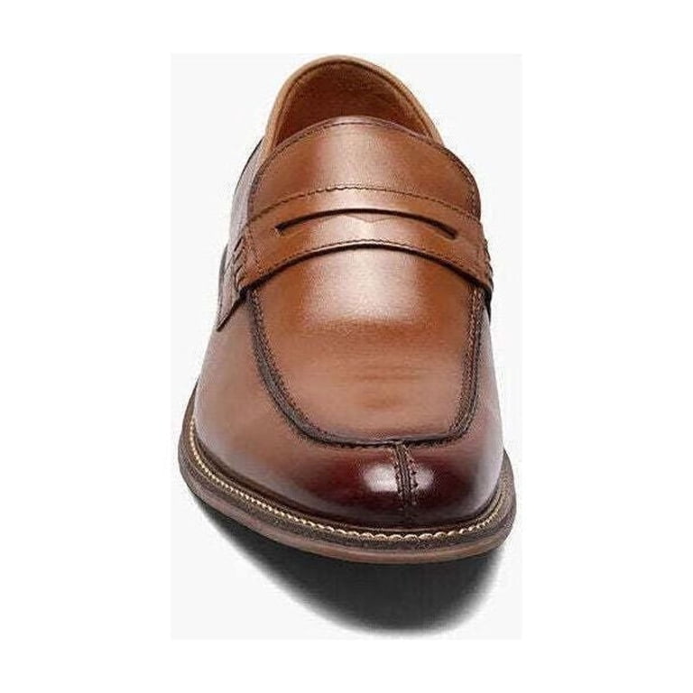 Mens  Stacy Adams Marlowe Algonquin Moc Toe Penny Slip On Cognac Leather 25550 Stacy Adams Marlowe Algonquin Moc Toe Penny Slip On Cognac  main image 3