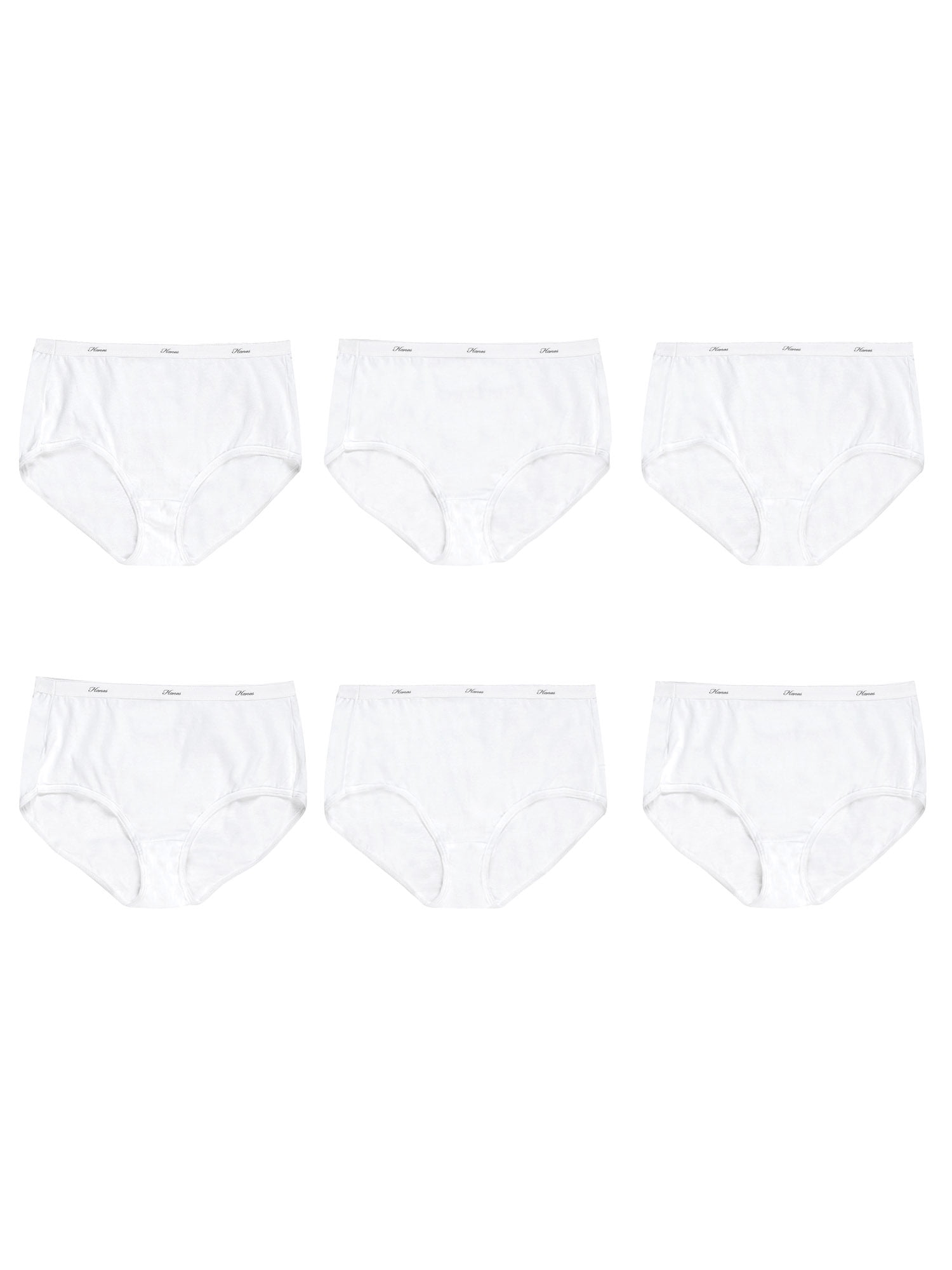 Photo 1 of Hanes Women's Cotton Brief Underwear, 10-Pack