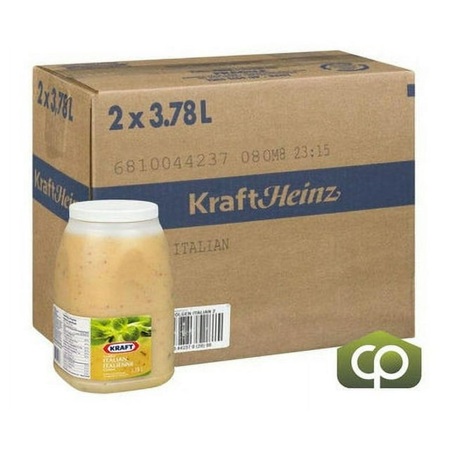 Kraft Dressing Italian Golden 3.78L/1 Gallon (2/Case)- Canadian Made