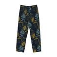 thumbnail image 6 of Uemuo Sunflowers Pattern Men's Wide Leg Palazzo Lounge Pants with Pockets Light Weight Loose Comfy Casual Pajama Pants-Medium, 6 of 9