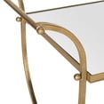 thumbnail image 5 of SAFAVIEH Lucretius Bar Cart Gold / Mirror, 5 of 5