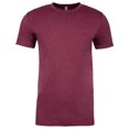 thumbnail image 1 of Next Level - Camiseta de cuello redondo tacto ante para adultos unisex (Granate Jaspeado), 1 of 2