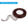 thumbnail image 3 of Uxcell 0.6 Inch x 50 Yard Organza Ribbon, Gift Wrapping Ribbon for Bouquet Cake Invitations Card Decoration, Dark Brown, 3 of 6