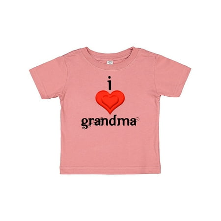 

Inktastic I love Grandma Gift Baby Boy or Baby Girl T-Shirt