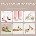 thumbnail image 2 of OULII Clear Shoe Rack Shoes Display Rack Acrylic Transparent 4Pcs 5.9X4.3X1.8In For High Heels In Retail, 2 of 6