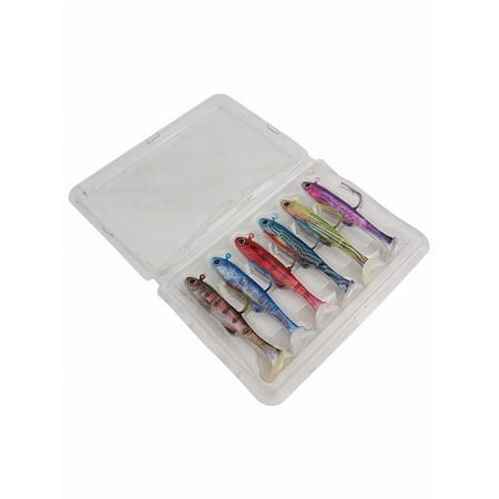 1/6Pcs Paddle Tail Baits for Bass Fishing Swimbaits Top Water Soft Fishing Lure A+B+C+D+E+F